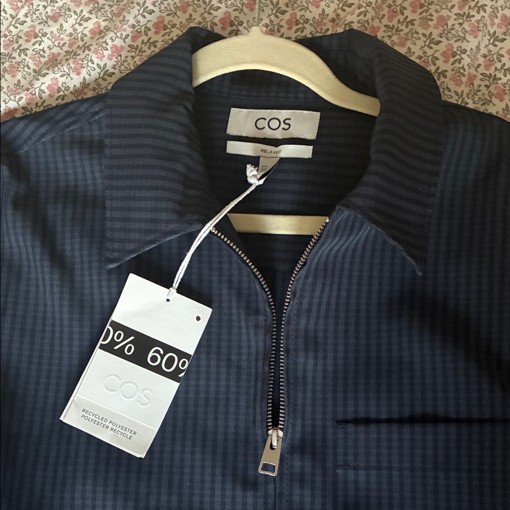 COS Dark Navy Zip Jacket